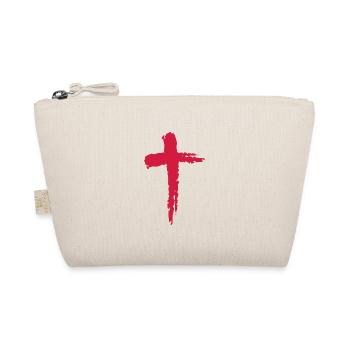 Christentum Religion Kreuz - Bio-Täschchen - Natur - Vorne