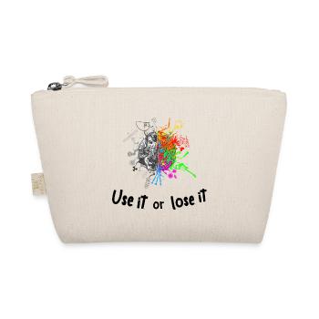 Brain halves functions - use it lose it - Organic Pouch - nature - Front