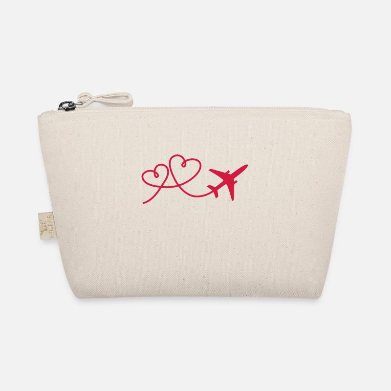 Aviateur d'avion avec coeur Trousse biologique