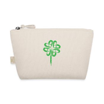 Kleeblatt Symbol Keltische Symbole - Bio-Täschchen - Natur - Vorne