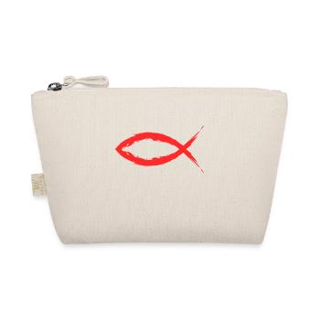 Fish Christianity symbol religion church - Organic Pouch - nature - Front