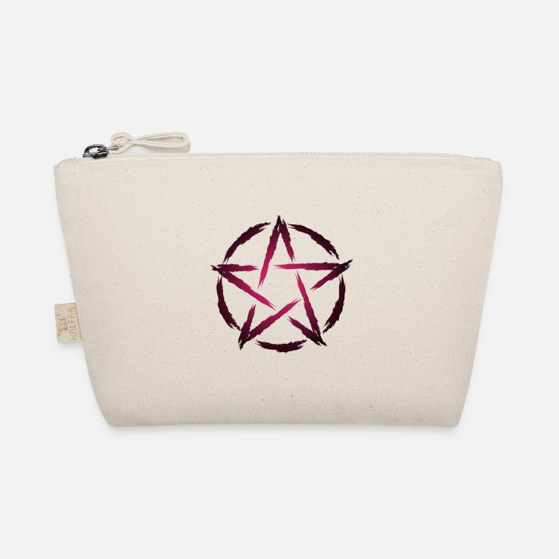 Pentagramm Symbol Bio-Täschchen