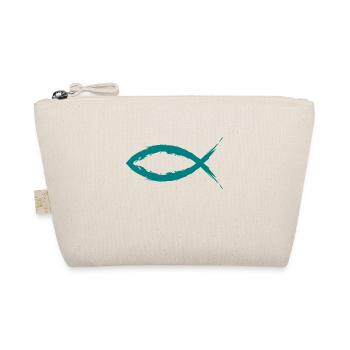 Fish Christianity Symbol Religion Church - Organic Pouch - nature - Front