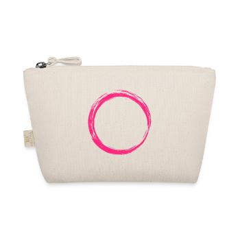 Circle Symbol Design Pink - Organic Pouch - nature - Front