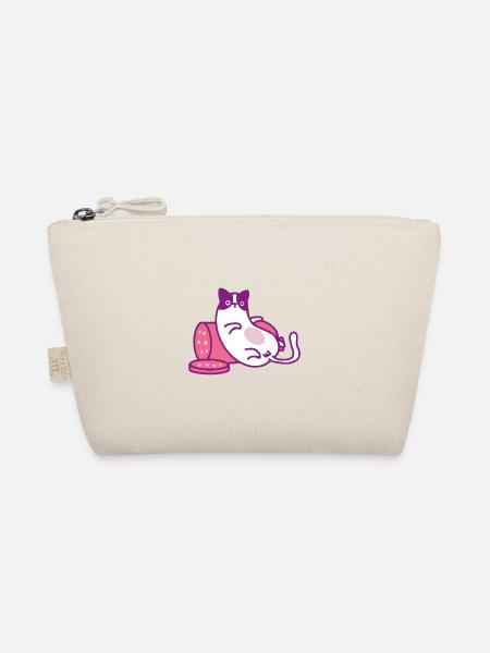 Chat mignon | Cute cat — Dessin Kawaii - Trousse biologique - nature - Devant