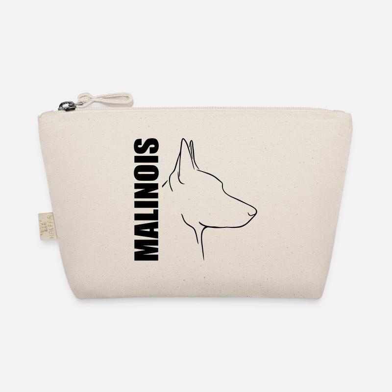 MALINOIS PROFIL Hunde Hund Hundesport Wilsigns - Bio-Täschchen - Natur