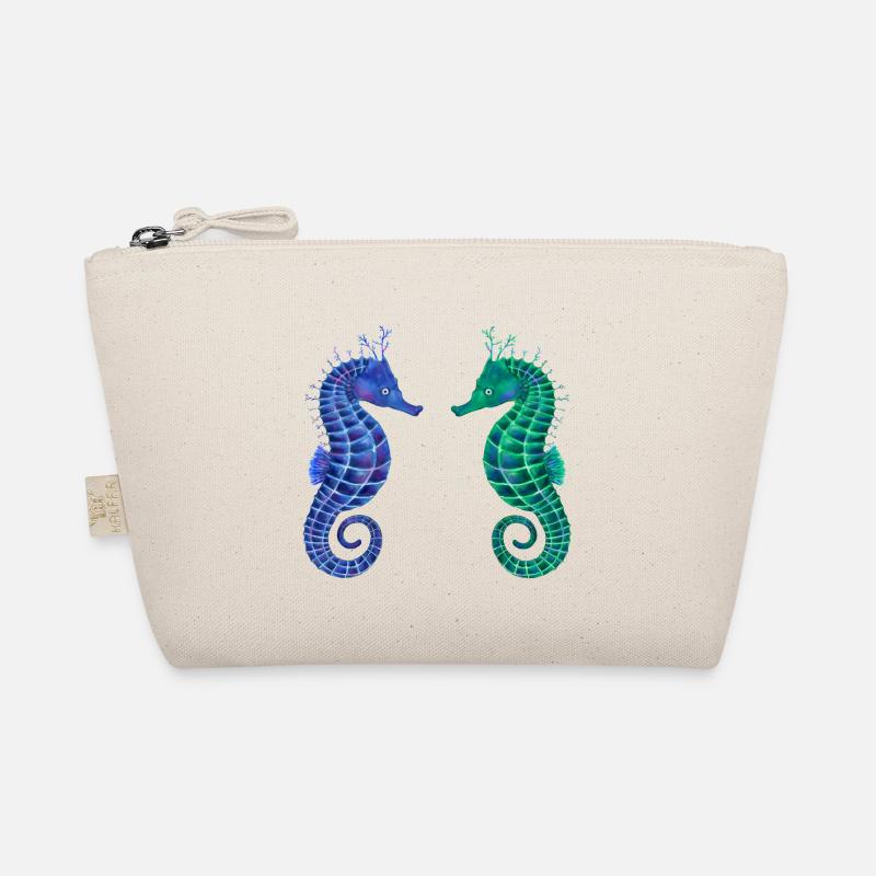 Süße Seepferdchen Bio-Täschchen