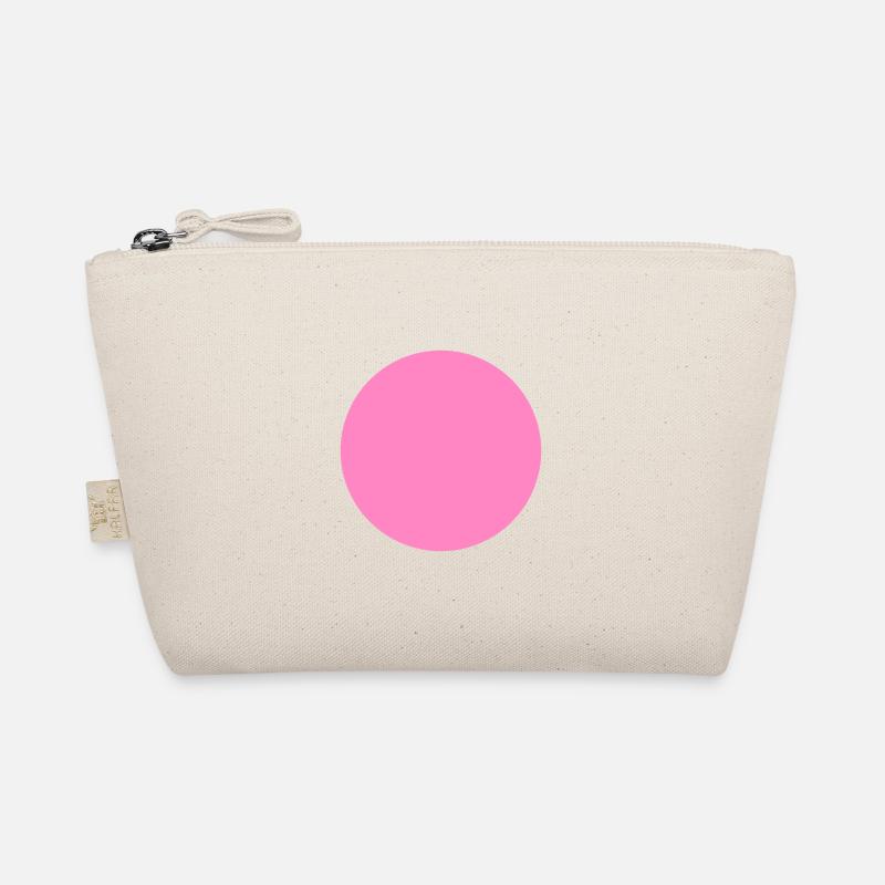 Circle symbol Pink Organic Pouch