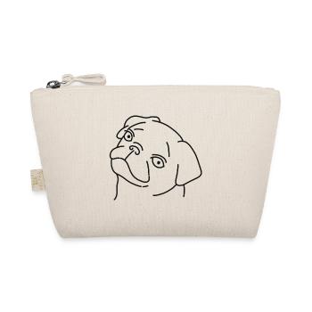 Mops - Bio-Täschchen - Natur - Vorne