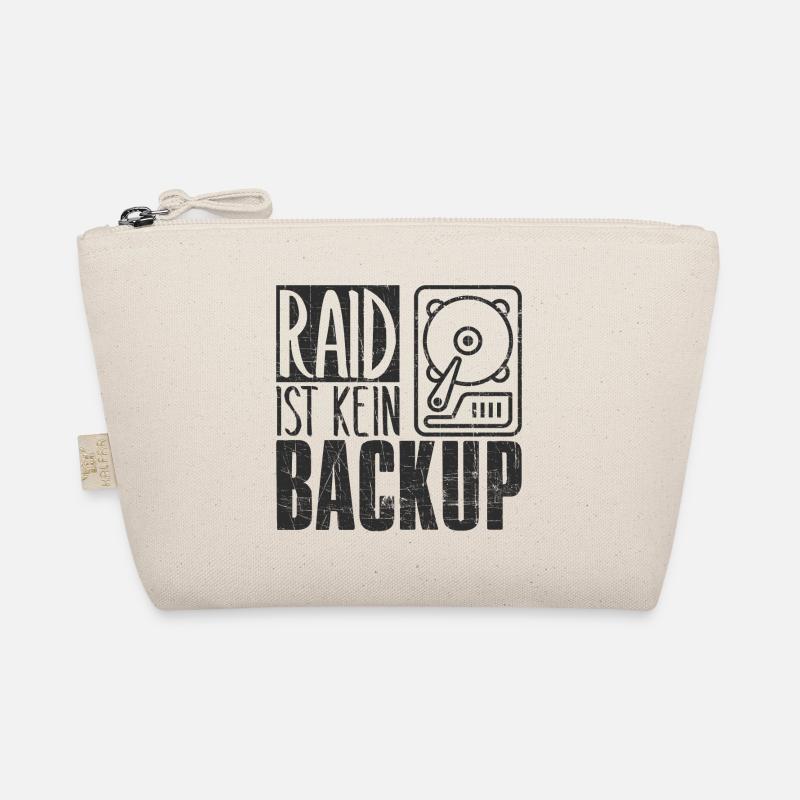 Administrator Spruch RAID Ist Kein Backup lustig - Bio-Täschchen - Natur