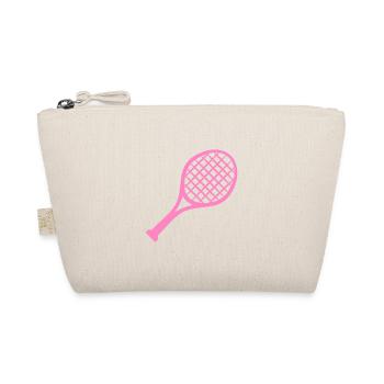 Raquette de tennis rose - Trousse biologique - nature - Devant