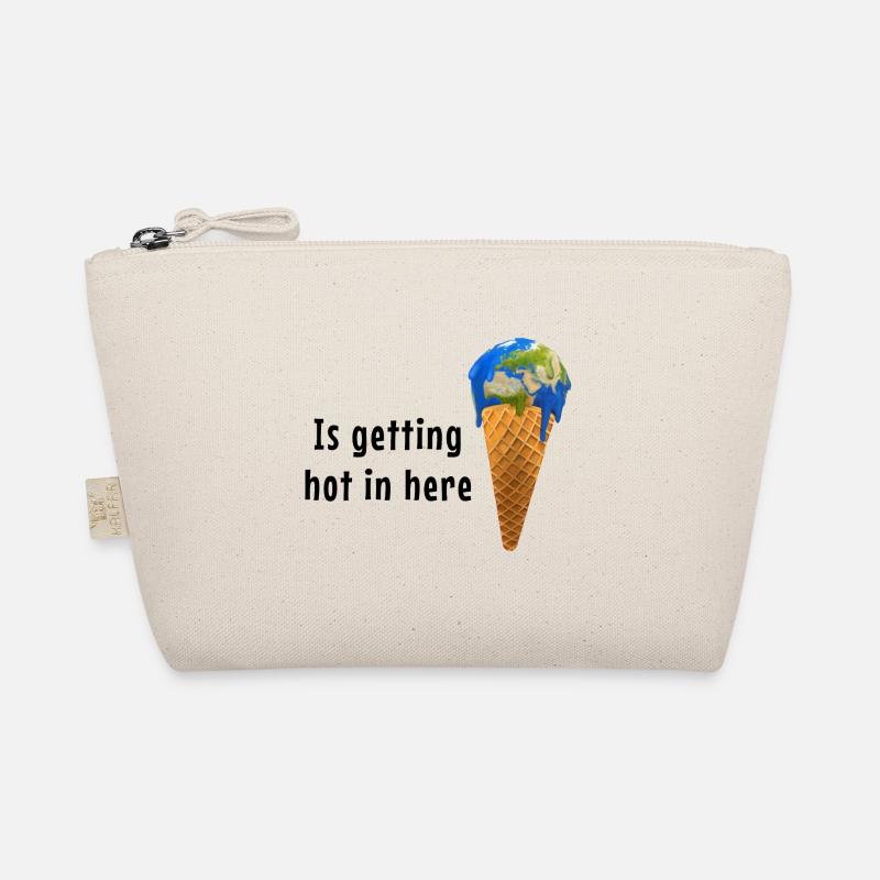 Global Warming Earth Ice cream keep it cool Bio-Täschchen