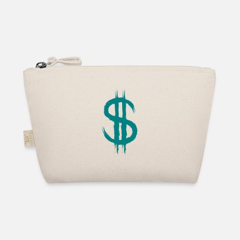 Dollar signe dollar signe argent argent cadeau Trousse biologique