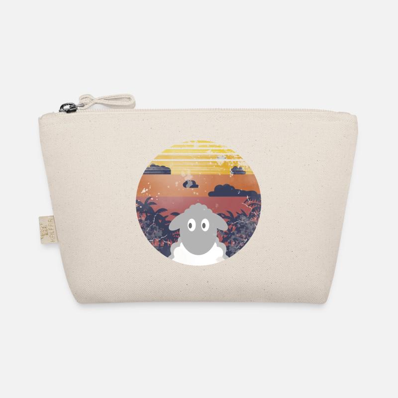 Schaf unter Palmen Bio-Täschchen