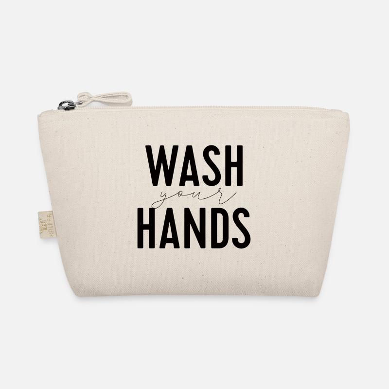 Wash Your Hands - Bio-Täschchen - Natur