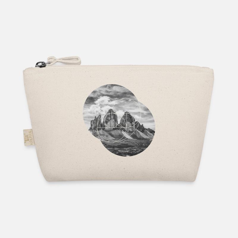 Three Peaks Dolomites Geometric shape Polygon Organic Pouch