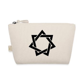 Rune symbol gift ornament pentagram spirit - Organic Pouch - nature - Front