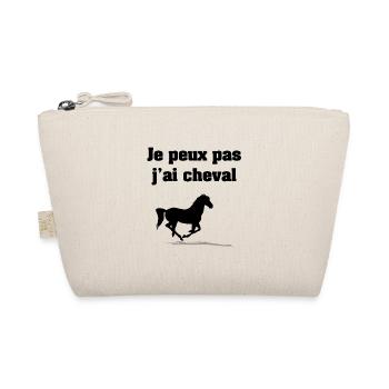 JE PEUX PAS J'AI CHEVAL - Trousse biologique - nature - Devant