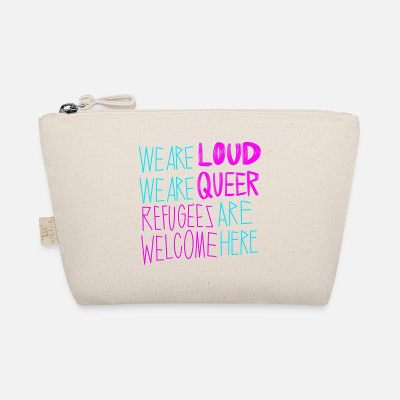 LOUD & QUEER REFUGEES WELCOME! Bio-Täschchen