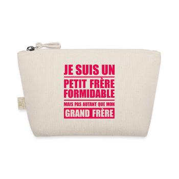 JE SUIS UN PETIT FRÈRE FORMIDABLE - Trousse biologique - nature - Devant