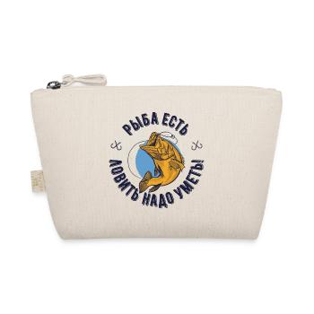 Pêcheur russe drôle disant pêche pêche - Trousse biologique - nature - Devant