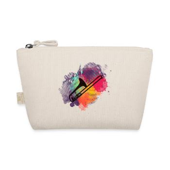 Musique de soufflage de Trombone - design élégant pour les musiciens - Trousse biologique - nature - Devant