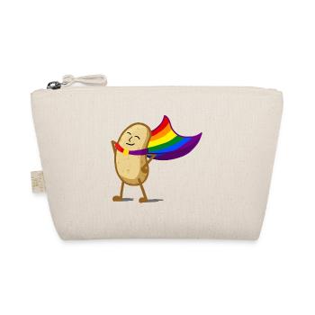 Regenbogen Kartoffel - Bio-Täschchen - Natur - Vorne