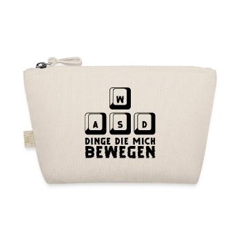 WASD Dinge die mich bewegen Gaming PC Keyboard - Bio-Täschchen - Natur - Vorne