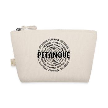 Petanque Boule Ball Outfit for Bouler Boules - Organic Pouch - nature - Front