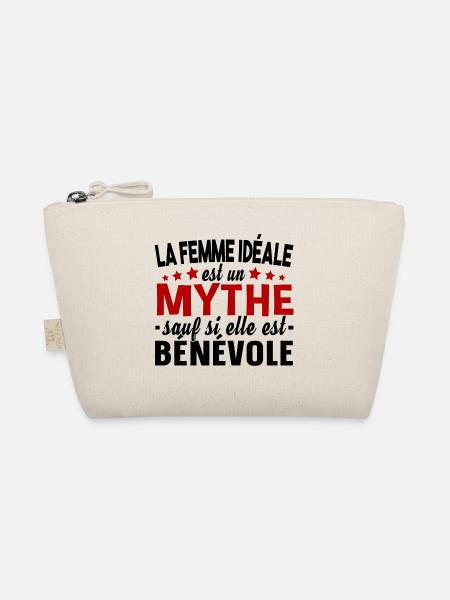 Bénévole Bénévolat Femme Cadeau Humour Humanitaire - Trousse biologique - nature - Devant