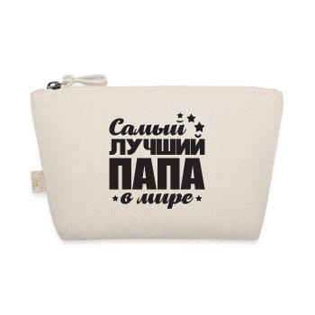 Best Father in the World Saying Russian for Russians - Organic Pouch - nature - Front