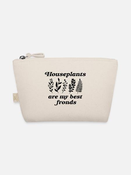 Houseplants Are My Best Frond - Organic Pouch - nature - Front
