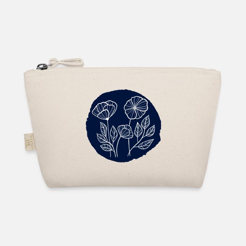 Poppies stain - Organic Pouch - nature