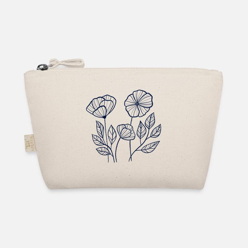 Blue poppies Organic Pouch