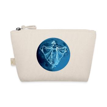 Magical Fantasy Moon Woman - Organic Pouch - nature - Front