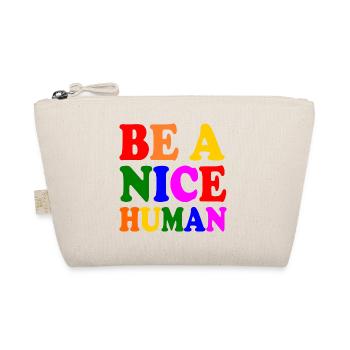Be a nice human - Trousse biologique - nature - Devant