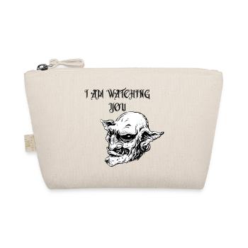 Halloween Creepy Face Stalker Costume - Organic Pouch - nature - Front