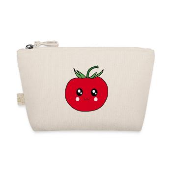 lustiges Tomaten Food Design Kawaii Geschenk - Bio-Täschchen - Natur - Vorne