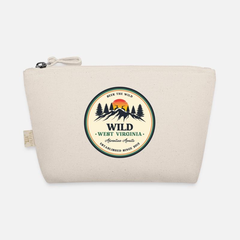 Wild West Virginia - Bio-Täschchen - Natur