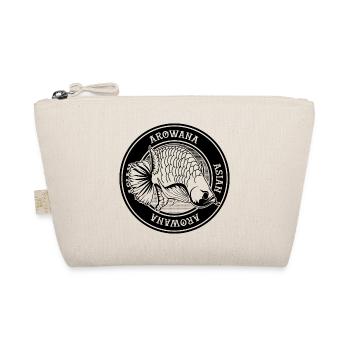 Asian Arowana Tattoo Style Monster Fish Keeper - Organic Pouch - nature - Front