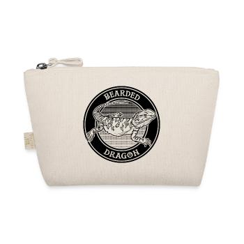 Bearded Dragon Tattoo Reptile Keeper Beardie Owner - Organic Pouch - nature - Front