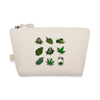 Cannabis, Weed Sticker Pack - Organic Pouch - nature - Front
