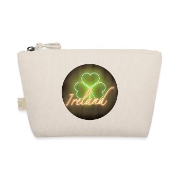 Irlande Shamrock Design, rond - Trousse biologique - nature - Devant