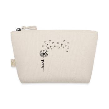 Love Dandelion design - Organic Pouch - nature - Front