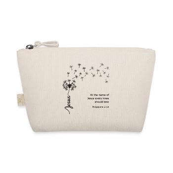 Jesus Löwenzahn Christliches Design Philipper 2,10 - Bio-Täschchen - Natur - Vorne