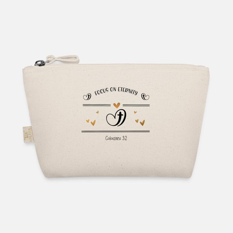 Christian Design Focus on eternity Organic Pouch