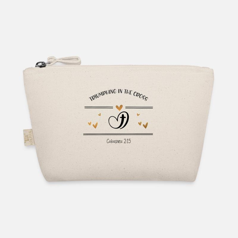 Christian Design Triumphing in the cross Organic Pouch