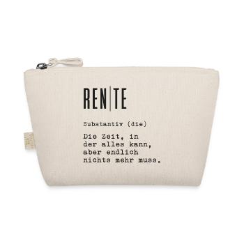 Rente - Bio-Täschchen - Natur - Vorne