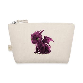 Pink Baby Dragon - Organic Pouch - nature - Front