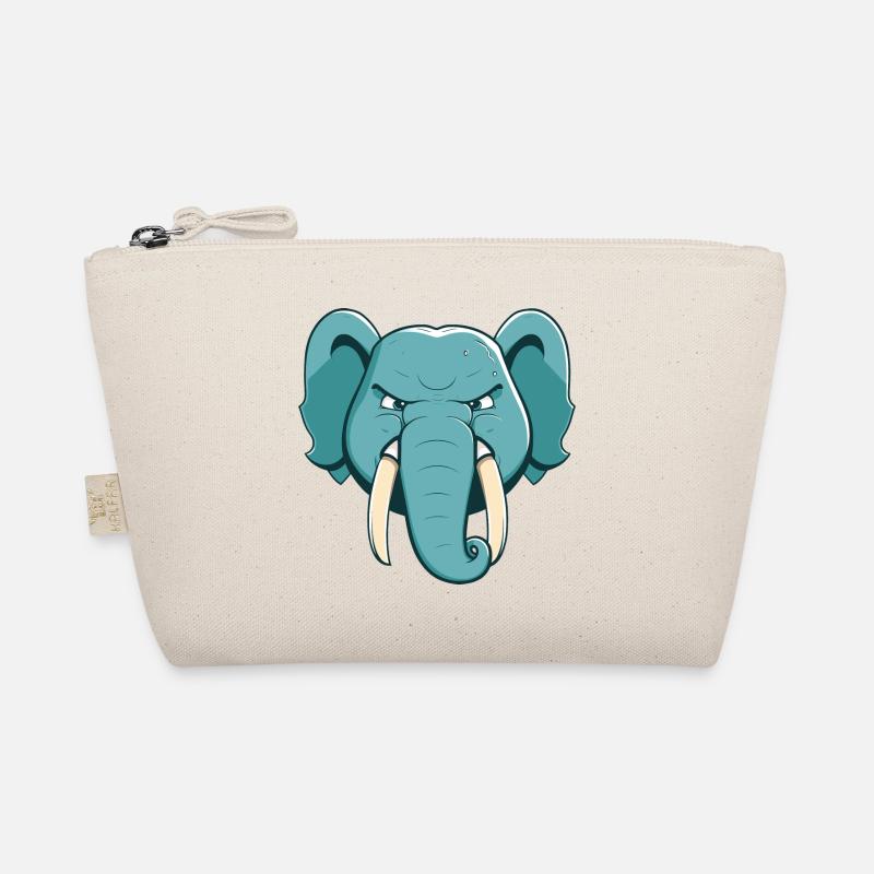 Elefant - Bio-Täschchen - Natur